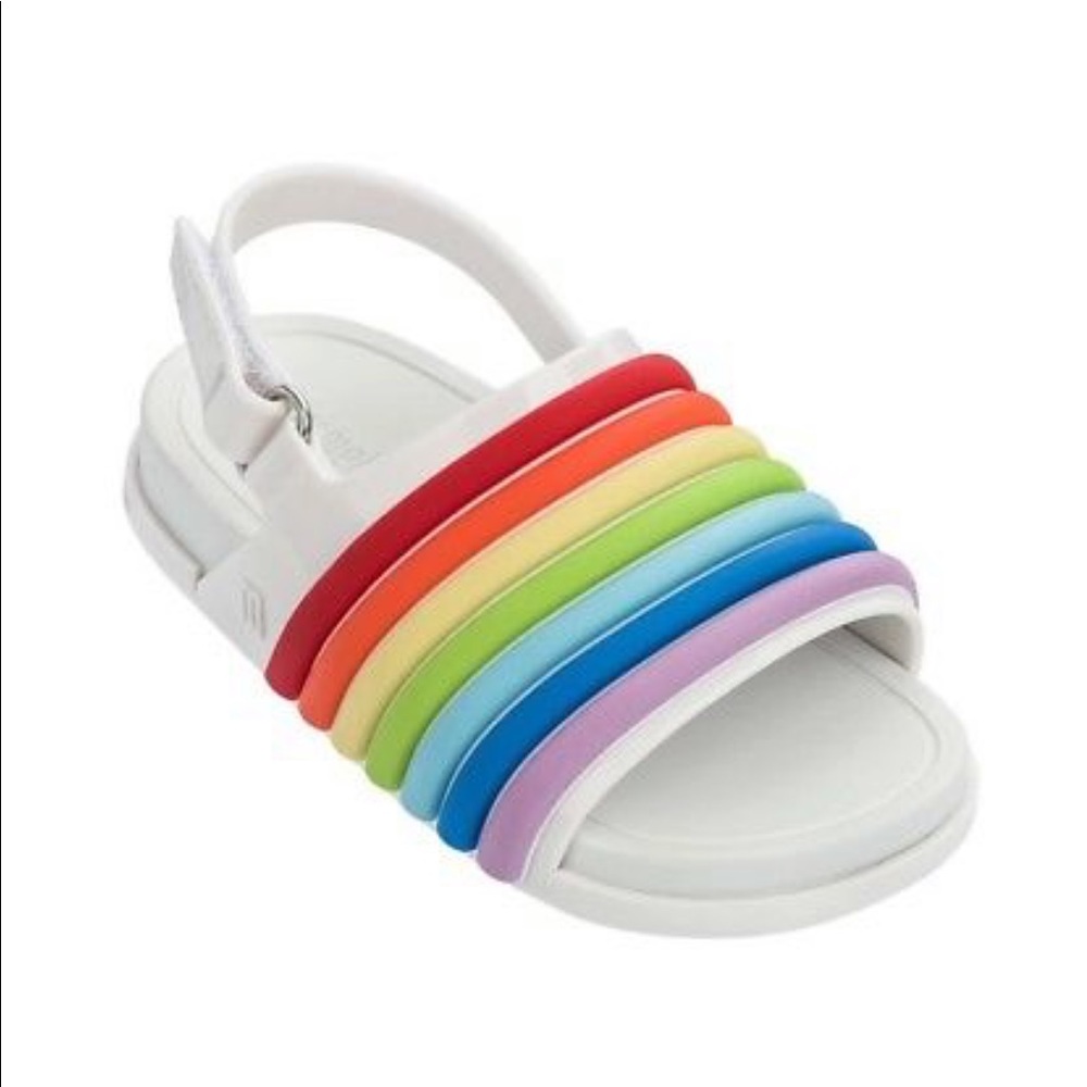 Mini Melissa Rainbow size 7.